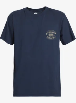 New Quiksilver Highlight Reel Mtz T-Shirt Midnight Navy