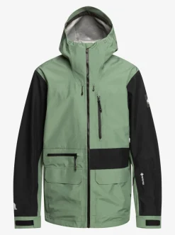 Hot Quiksilver Highline Pro Sammy Carlson 3L Gore-Tex® Technical Snow Jacket Laurel Wreath