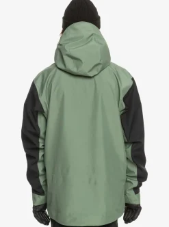 Hot Quiksilver Highline Pro Sammy Carlson 3L Gore-Tex® Technical Snow Jacket Laurel Wreath