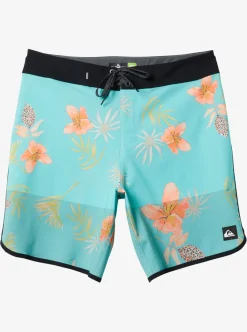 Clearance Quiksilver Highline Scallop 19" Boardshorts Blue Radiance