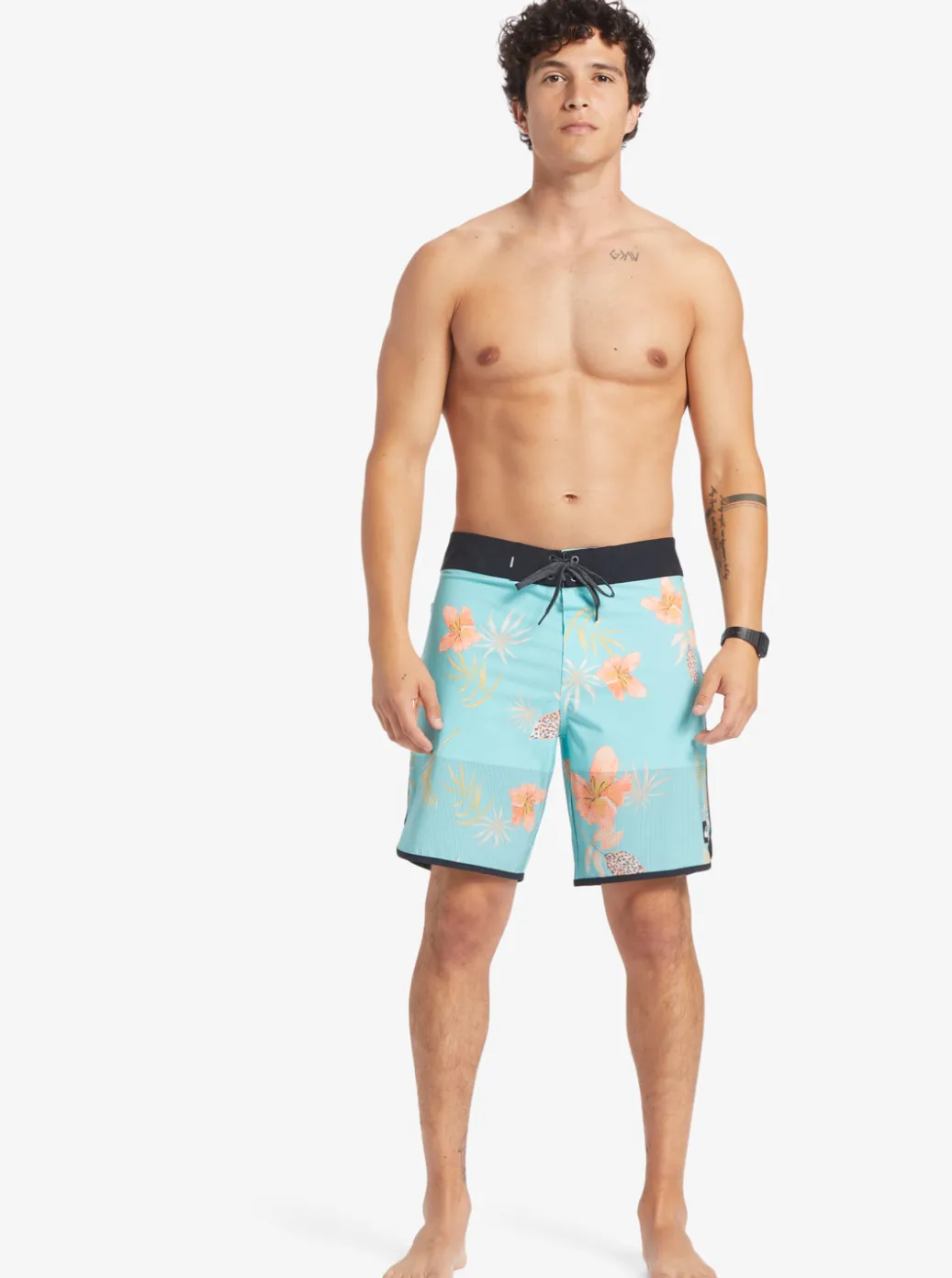 Clearance Quiksilver Highline Scallop 19" Boardshorts Blue Radiance