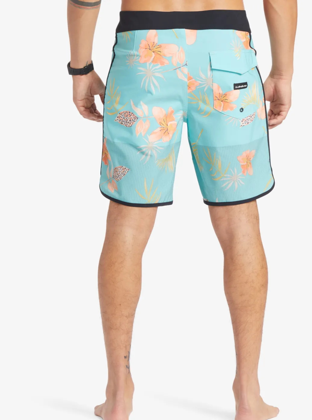Clearance Quiksilver Highline Scallop 19" Boardshorts Blue Radiance