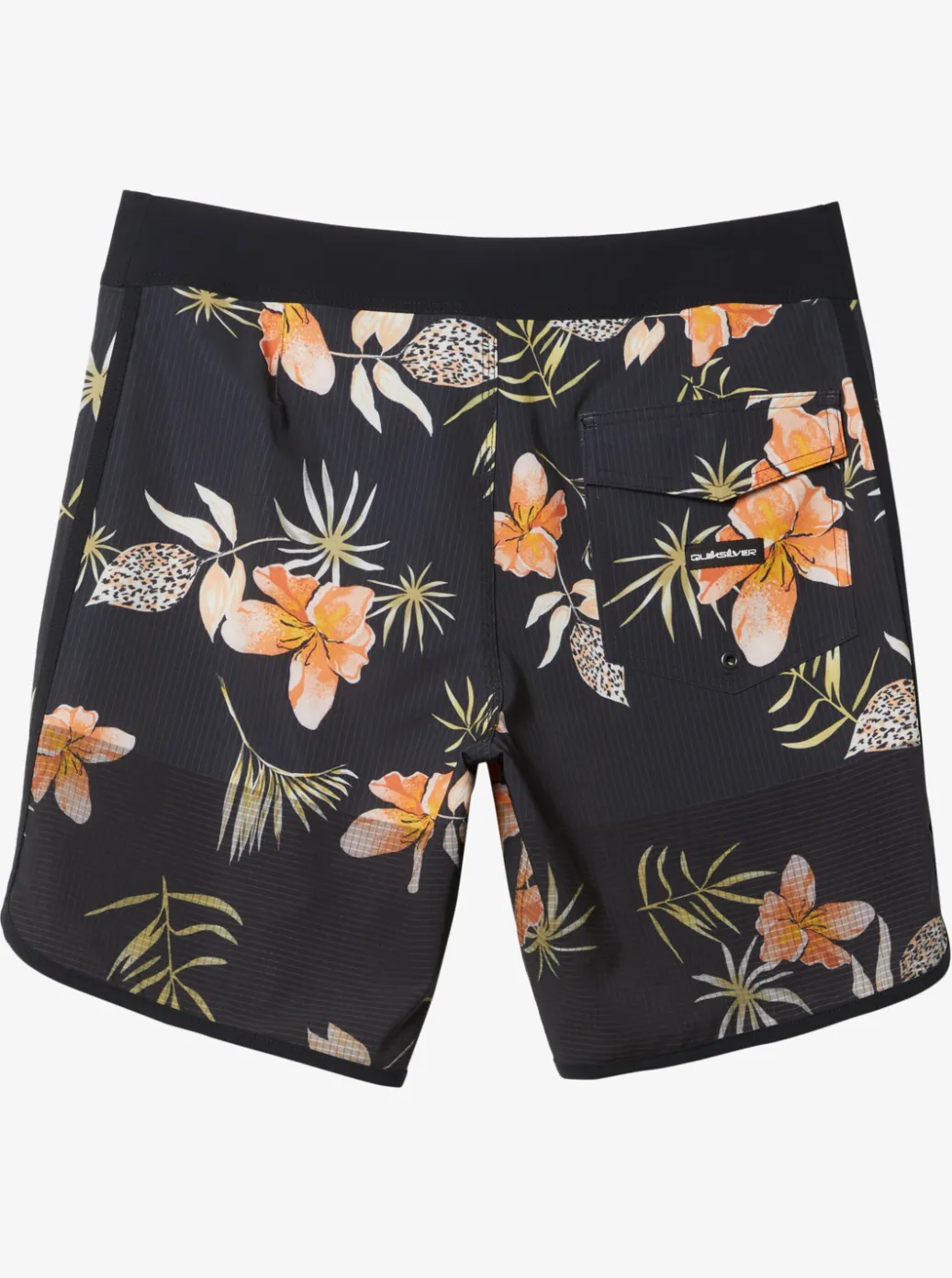 Fashion Quiksilver Highline Scallop 19" Boardshorts Black Tropical Floral Ss