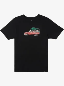 Shop Quiksilver Holidaaayz T-Shirt Black