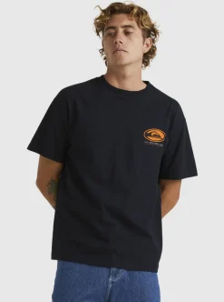 Sale Quiksilver Honeycomb Short Sleeve Stn T-Shirt Black