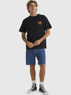 Sale Quiksilver Honeycomb Short Sleeve Stn T-Shirt Black