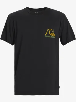 Shop Quiksilver Island Cap Mtz T-Shirt Black