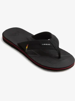 Clearance Quiksilver Island Oasis Squish Sandals Black 1