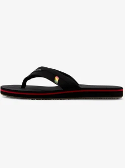 Clearance Quiksilver Island Oasis Squish Sandals Black 1