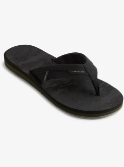 Sale Quiksilver Island Oasis Squish Sandals Black 2