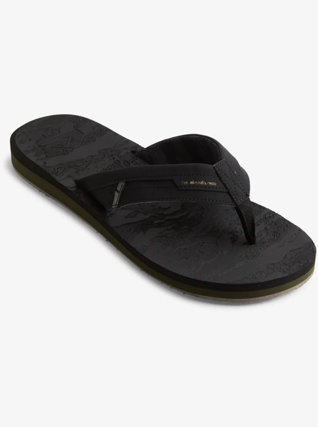 Sale Quiksilver Island Oasis Squish Sandals Black 2