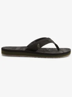 Sale Quiksilver Island Oasis Squish Sandals Black 2