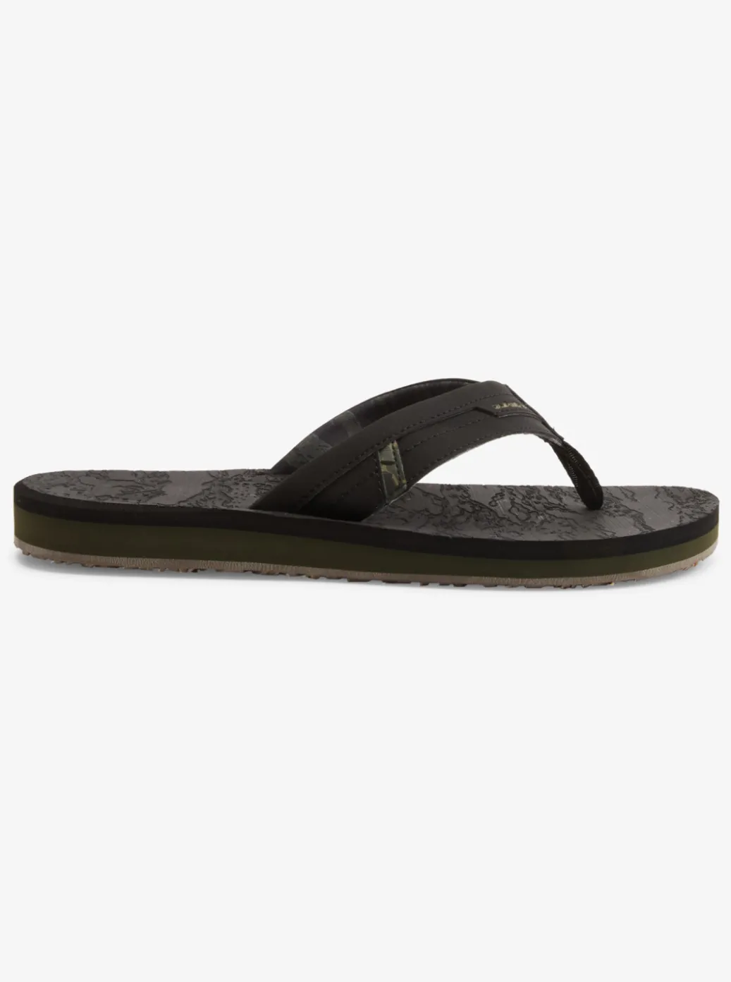 Sale Quiksilver Island Oasis Squish Sandals Black 2