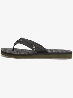 Sale Quiksilver Island Oasis Squish Sandals Black 2