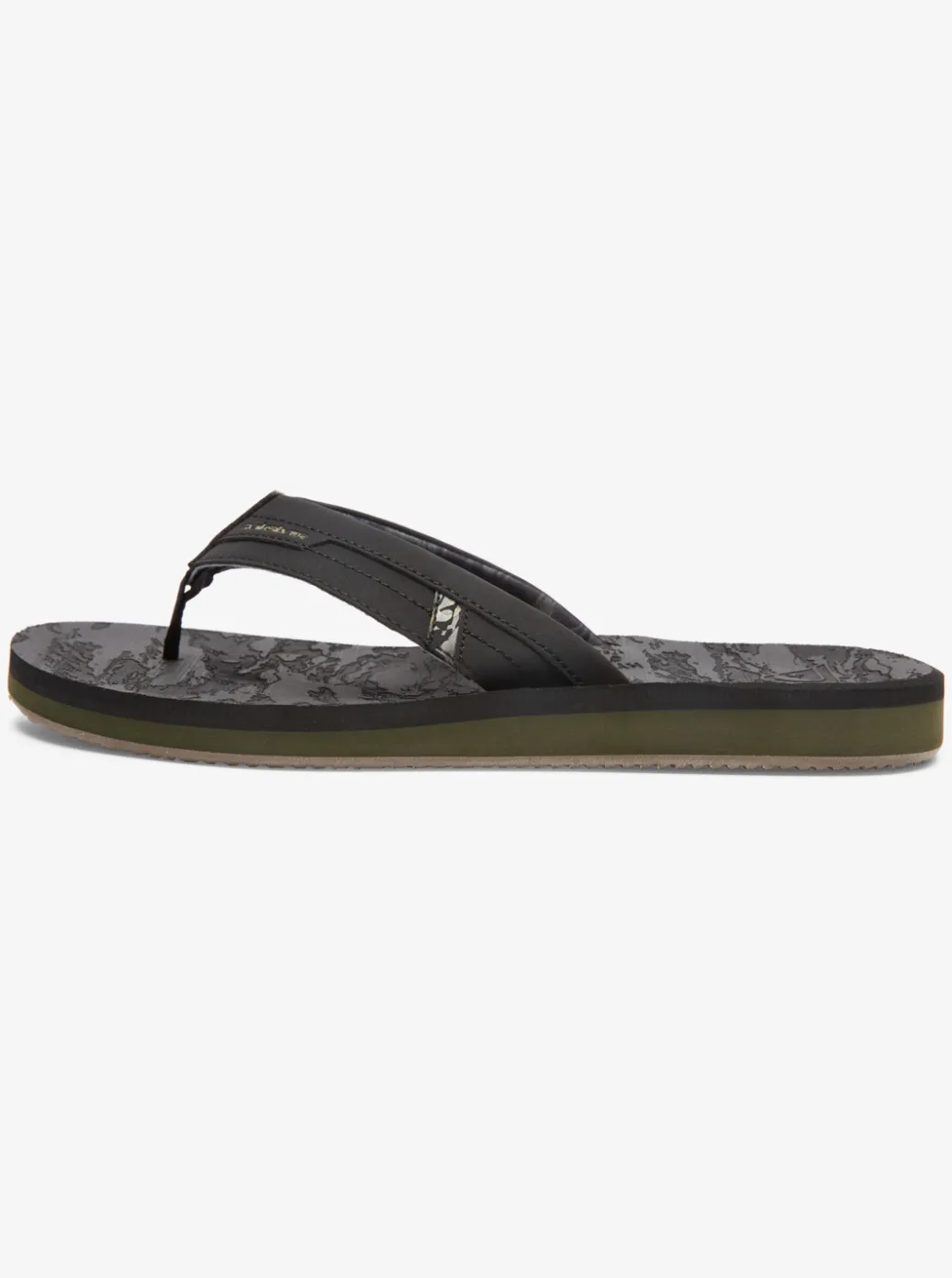 Sale Quiksilver Island Oasis Squish Sandals Black 2