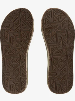 Sale Quiksilver Island Oasis Squish Sandals Black 2