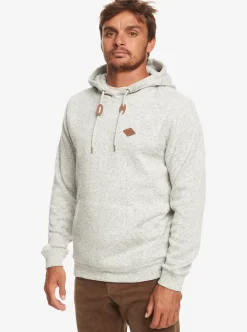 Clearance Quiksilver Keller Fleece Top Light Grey Heather