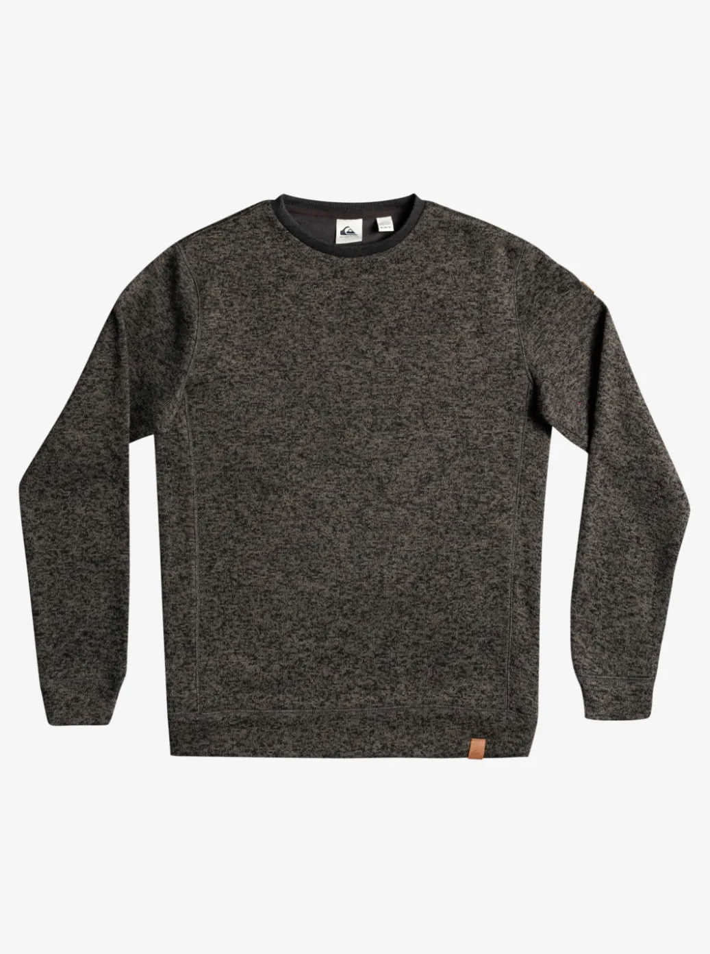 New Quiksilver Keller Sweatshirt Dark Grey Heather