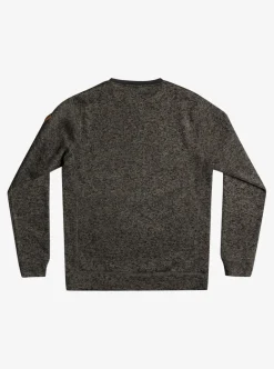 New Quiksilver Keller Sweatshirt Dark Grey Heather