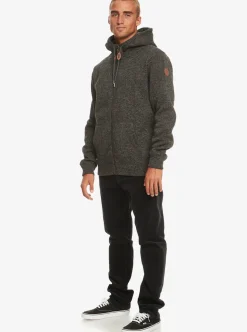 Store Quiksilver Keller Zip-Up Hoodie Dark Grey Heather