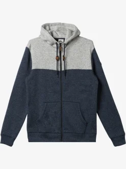 Fashion Quiksilver Keller Zip-Up Hoodie Navy Blazer Heather