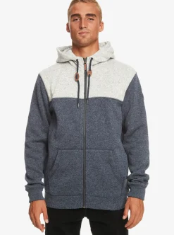 Fashion Quiksilver Keller Zip-Up Hoodie Navy Blazer Heather