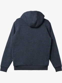 Clearance Quiksilver Keller Zip-Up Hoodie Navy Blazer Heather