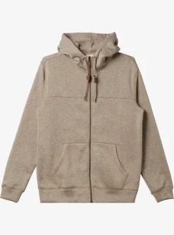 Discount Quiksilver Keller Zip-Up Hoodie Goat Heather