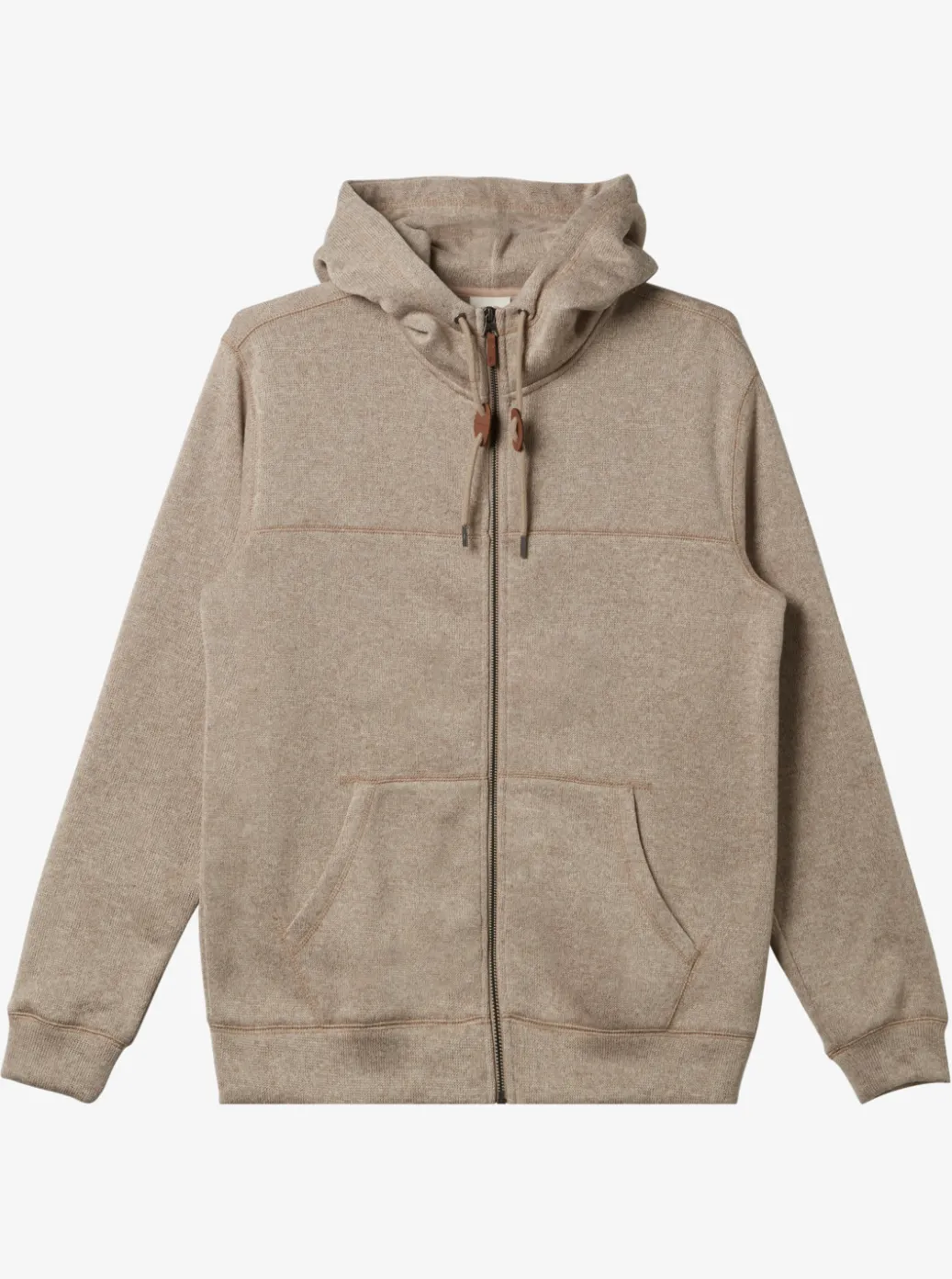 Discount Quiksilver Keller Zip-Up Hoodie Goat Heather