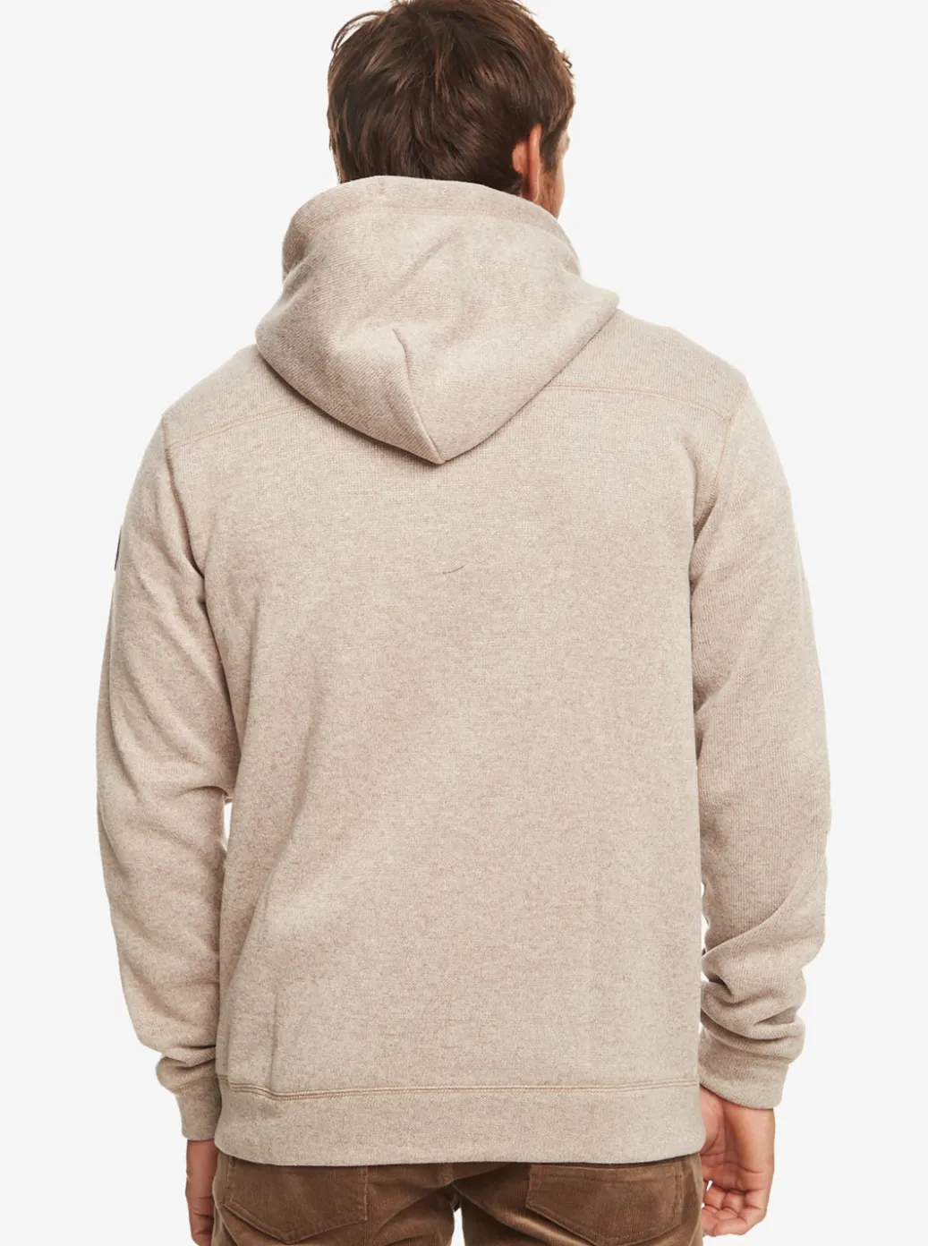 Discount Quiksilver Keller Zip-Up Hoodie Goat Heather