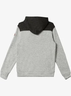 Shop Quiksilver Keller Zip-Up Hoodie Light Grey Heather