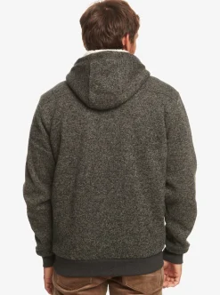 Best Sale Quiksilver Keller Zip-Up Hoodie Dark Grey Heather