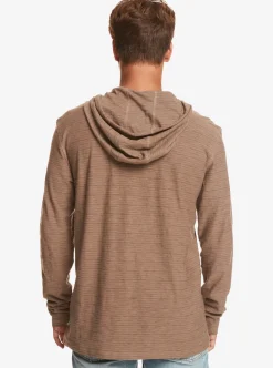 Hot Quiksilver Kentin Long Sleeves Hooded T-Shirt Kentin Fossil