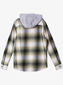 Best Sale Quiksilver Kinloss Long Sleeve Hooded Shirt Laurel Kinloss