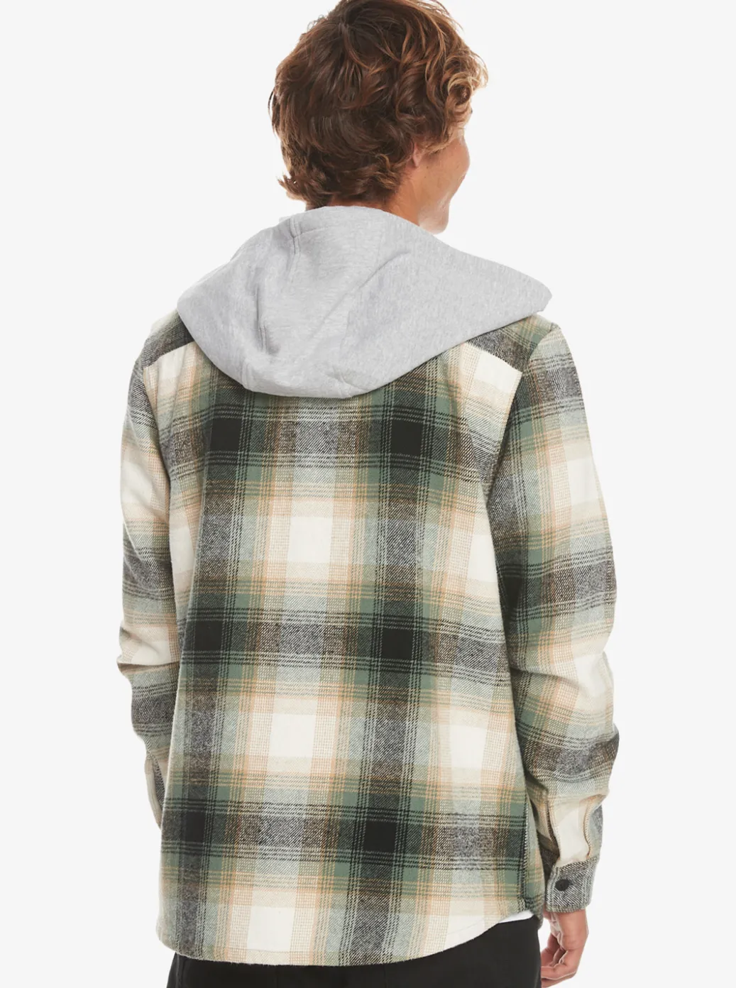 Best Sale Quiksilver Kinloss Long Sleeve Hooded Shirt Laurel Kinloss