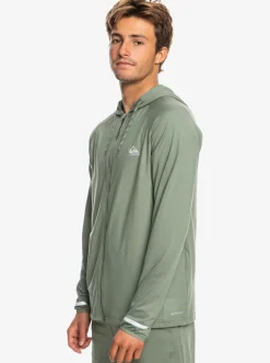 Cheap Quiksilver Knit Training Technical Zip-Up Hoodie Laurel Wreath