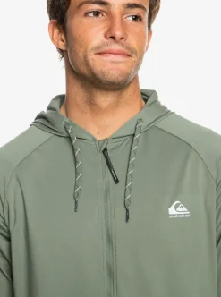 Cheap Quiksilver Knit Training Technical Zip-Up Hoodie Laurel Wreath