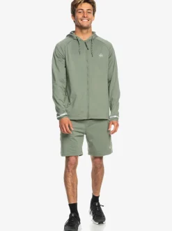 Cheap Quiksilver Knit Training Technical Zip-Up Hoodie Laurel Wreath