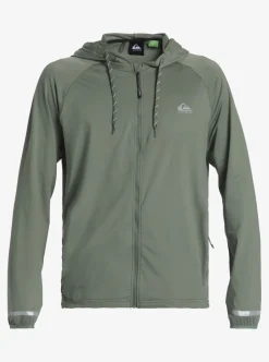 Cheap Quiksilver Knit Training Technical Zip-Up Hoodie Laurel Wreath