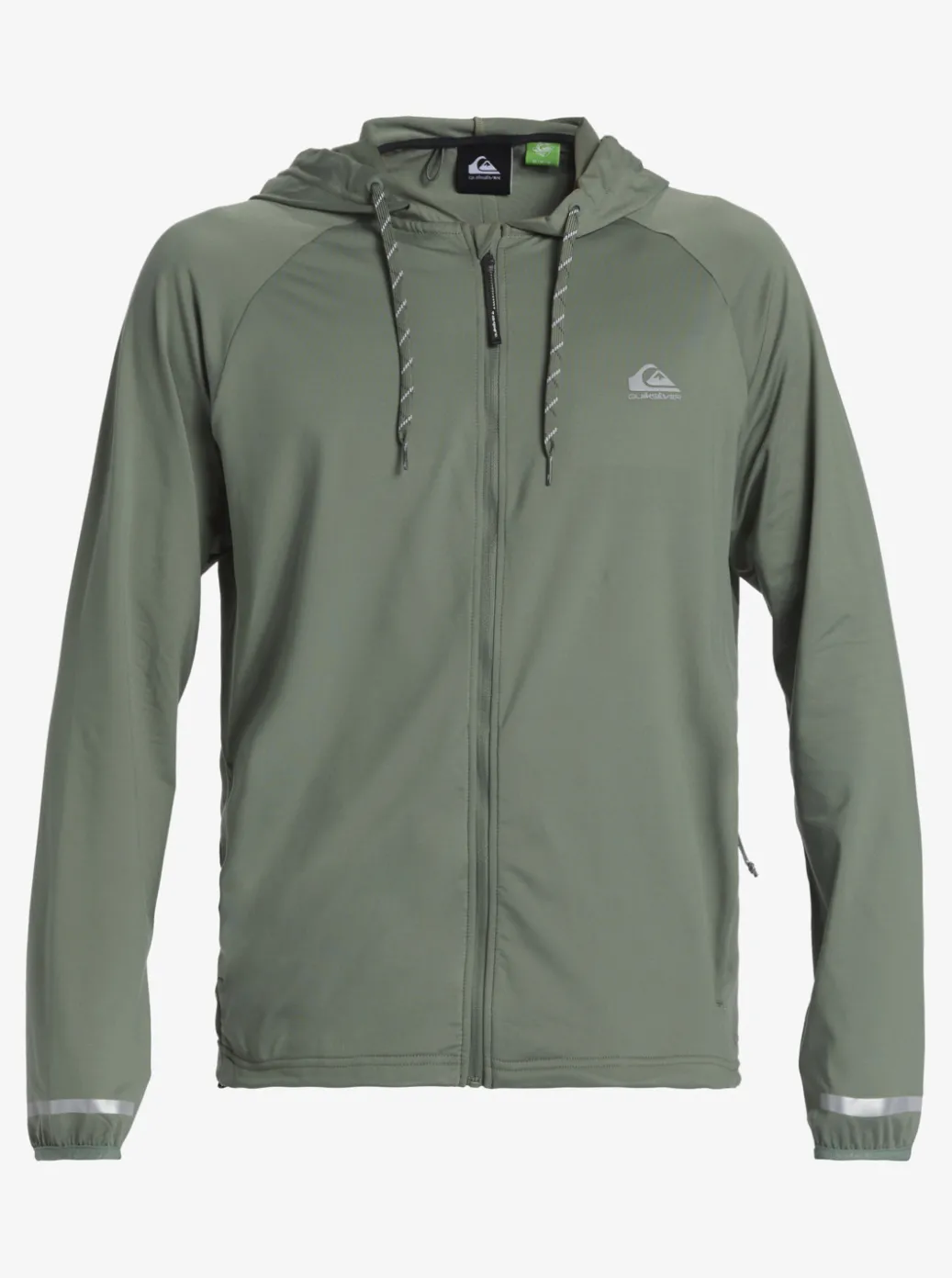 Cheap Quiksilver Knit Training Technical Zip-Up Hoodie Laurel Wreath