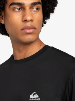 New Quiksilver Lap Time T-Shirt True Black