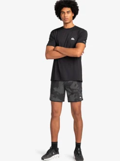 New Quiksilver Lap Time T-Shirt True Black