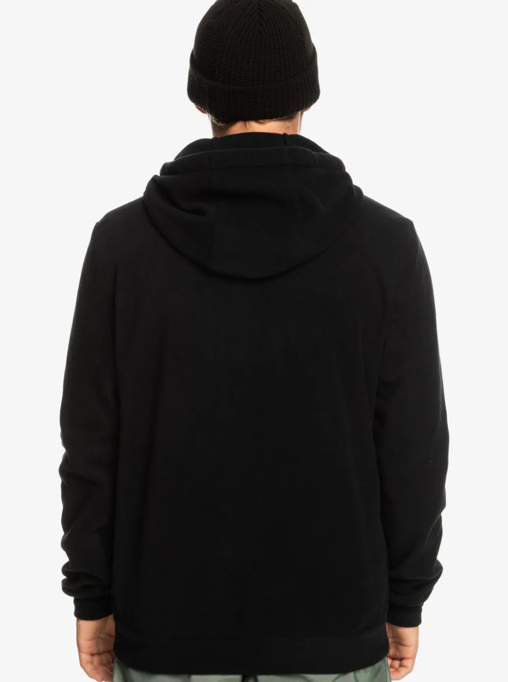New Quiksilver Live For The Ride Softshelll Technical Hoodie True Black