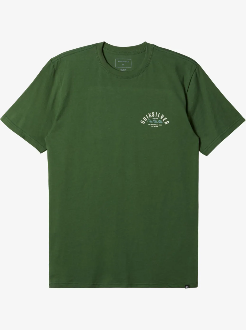 Sale Quiksilver Logo Lockup T-Shirt Greener Pastures