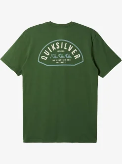 Sale Quiksilver Logo Lockup T-Shirt Greener Pastures