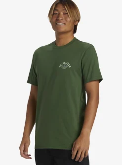 Sale Quiksilver Logo Lockup T-Shirt Greener Pastures