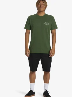 Sale Quiksilver Logo Lockup T-Shirt Greener Pastures