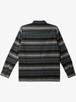 Cheap Quiksilver Lyne Long Sleeve Top Black Lyne Flannel