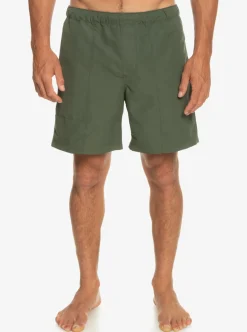 Discount Quiksilver Made Better 17" Amphibian Boardshorts Thyme