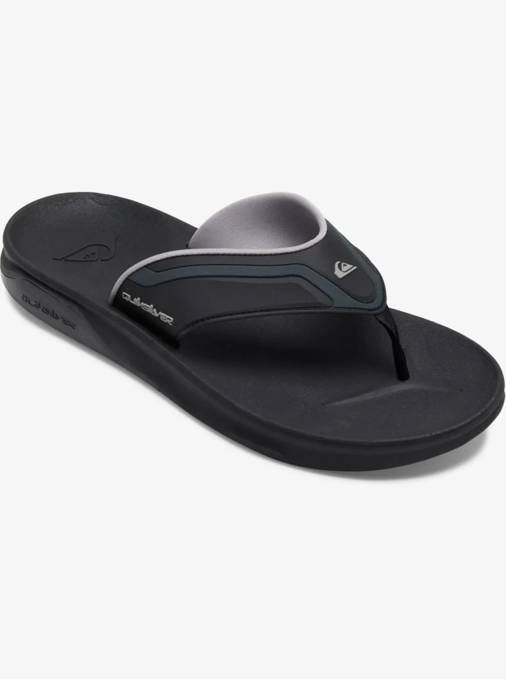 Discount Quiksilver Mathodic Recovery Sandals Black/Grey/Brown